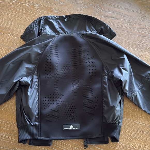 Adidas/Stella McCartney black nylon jacket Size XS - Picture 7 of 7